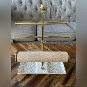 Target gold jewelry holder and stand